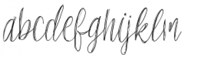 Scratch Super Sketchy Script Font LOWERCASE