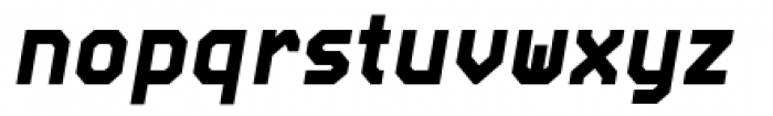 Screener Condensed Bold Italic Font LOWERCASE
