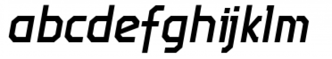 Screener Condensed Italic Font LOWERCASE
