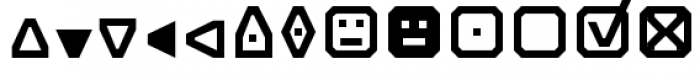 Screener Symbols Font LOWERCASE