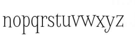 Screwby Condensed Thin Font LOWERCASE