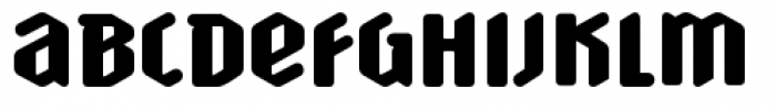 Scrotnig Condensed Font LOWERCASE