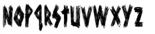 Scurvy Dog Condensed Font LOWERCASE