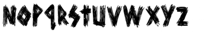 Scurvy Dog Regular Font LOWERCASE
