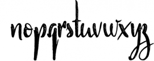 Scratches calligraphic font Font LOWERCASE
