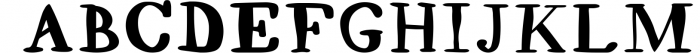 Scrawny Eve - Hand Lettered Serif Typeface 1 Font UPPERCASE