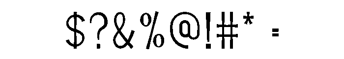 SCENTA Font OTHER CHARS