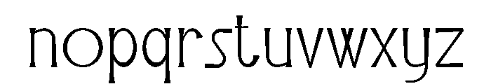 SCENTA Font LOWERCASE