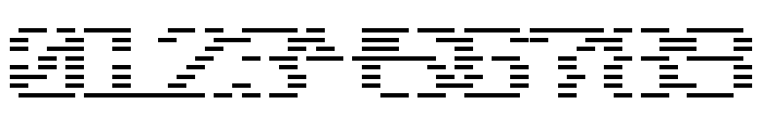 Scanlines Regular Font OTHER CHARS
