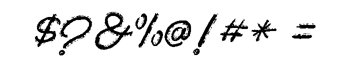 ScaratickAllCapsFreePersonal-Al Font OTHER CHARS