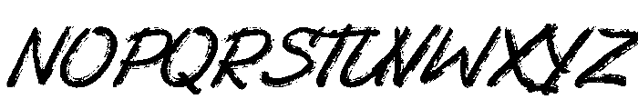 ScaratickAllCapsFreePersonal-Al Font UPPERCASE