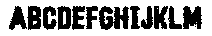 Scare Taker Font UPPERCASE