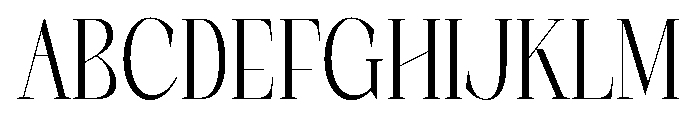Scarfi Modern Font UPPERCASE