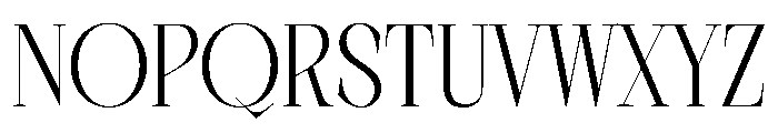 Scarfi Modern Font UPPERCASE