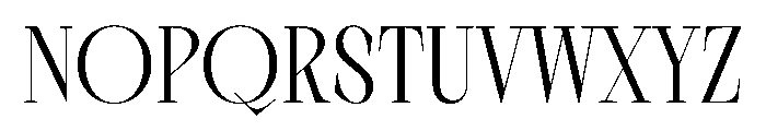 Scarfi Modern Font LOWERCASE