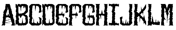 Scarven Regular Font UPPERCASE