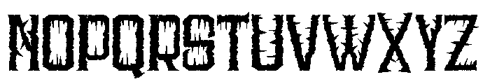 Scarven Regular Font UPPERCASE