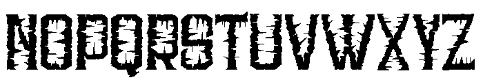 Scarven Regular Font LOWERCASE