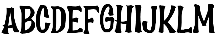 Scary House Font LOWERCASE