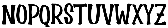 Scary House Font LOWERCASE