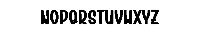 Scary Season Font LOWERCASE