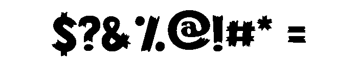 ScaryFeet Font OTHER CHARS