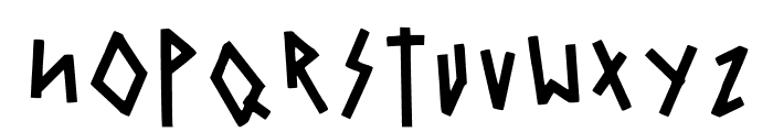 Scattersmiles Regular Font LOWERCASE