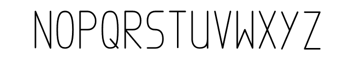 Scenery Font UPPERCASE