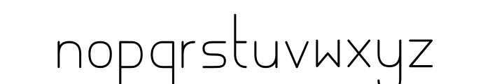 Scenery Font LOWERCASE