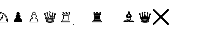 Schach Regular Font LOWERCASE
