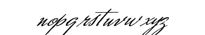 Scharnhorst Font LOWERCASE