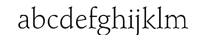 Schindler Light Font LOWERCASE