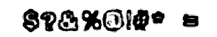 Schizoid Trout Font OTHER CHARS