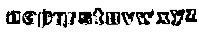 Schizoid Trout Font LOWERCASE