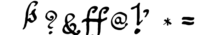 Schnitger_1680_Regular.TTF Font OTHER CHARS