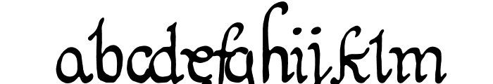 Schnitger_1680_Regular.TTF Font LOWERCASE