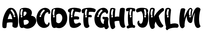 Schofield Outline Font UPPERCASE