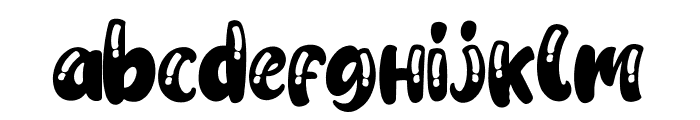 Schofield Outline Font LOWERCASE