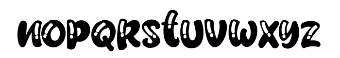Schofield Outline Font LOWERCASE