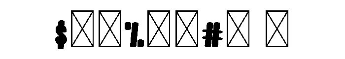School Birthday Font OTHER CHARS