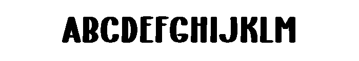 School Birthday Font UPPERCASE
