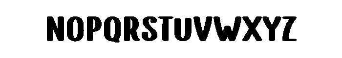 School Birthday Font LOWERCASE