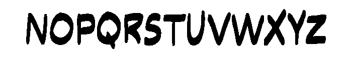 School Essay Regular Font UPPERCASE