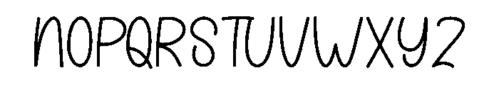 School Handmade1 Font UPPERCASE