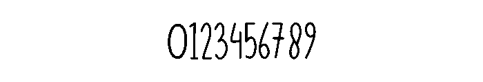 School Notebook Font OTHER CHARS