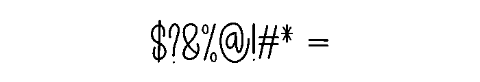 School Notebook Font OTHER CHARS