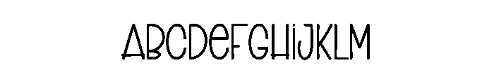 School Notebook Font UPPERCASE