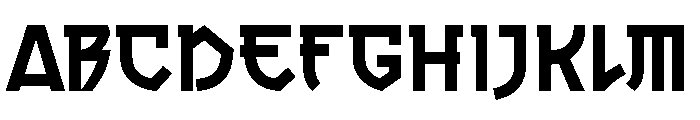 Schrecklich Regular Font UPPERCASE