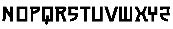 Schrecklich Regular Font UPPERCASE