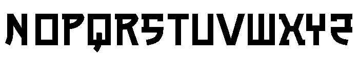 Schrecklich Regular Font LOWERCASE
